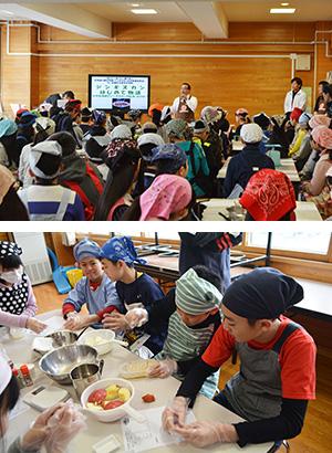 札幌市立栄北小学校にてジンギスカン食育教室が実施されました