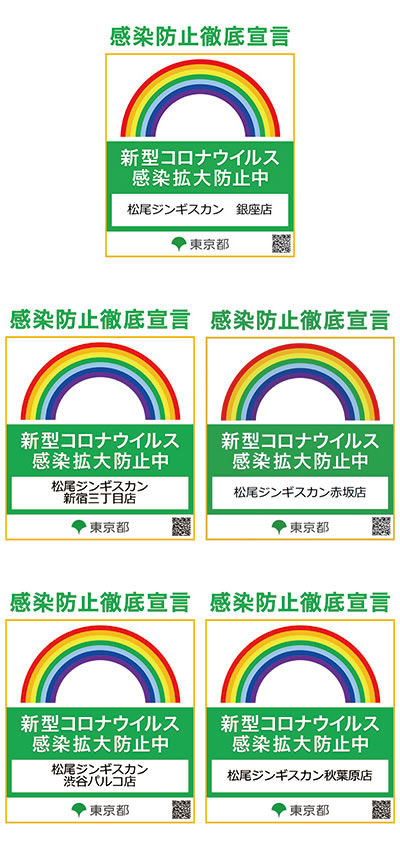 新型コロナウイルス感染拡大防止の取り組みとお知らせ